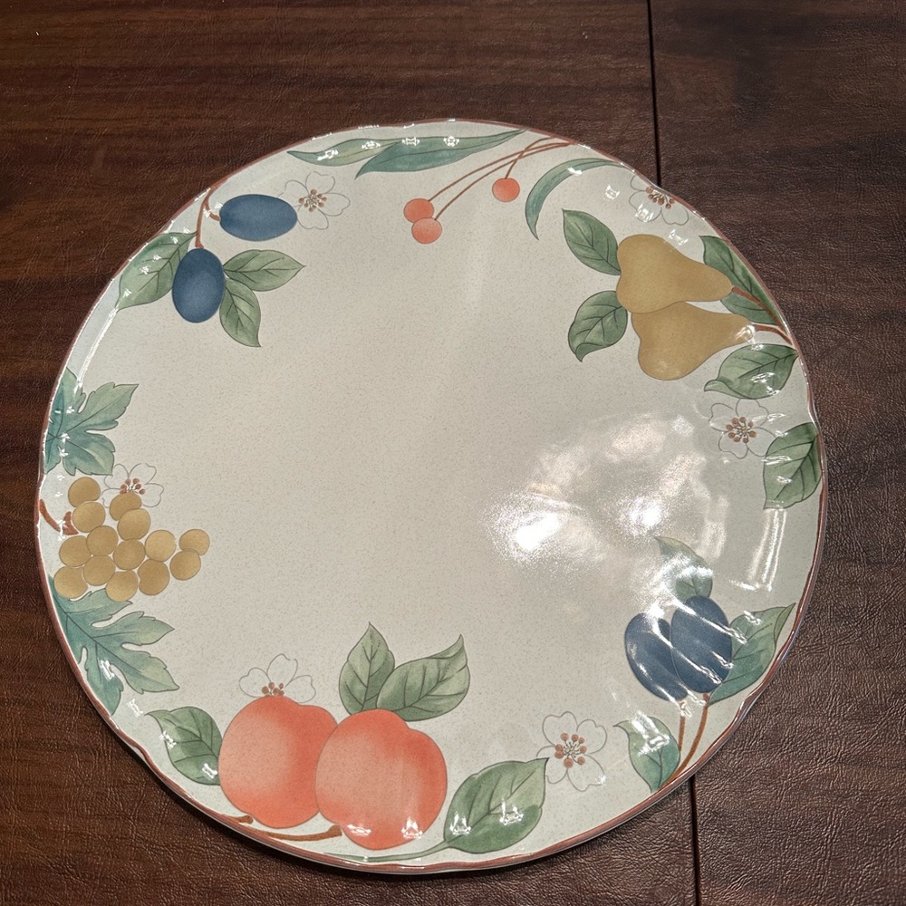 Vintage Mikasa Fruit Panorama Plate 10¼" Country Classics DC014 Retired Pattern